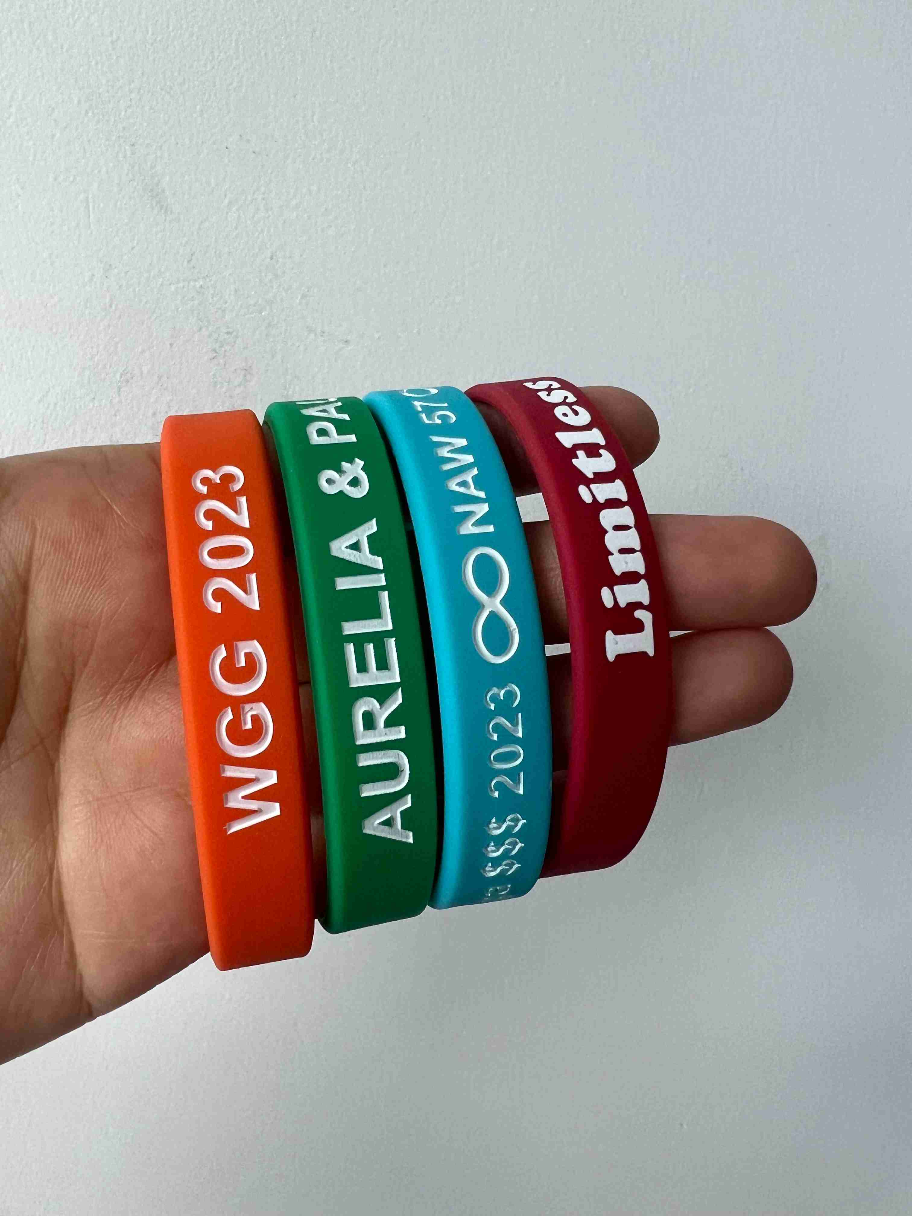 Custom Reversible Wristbands products